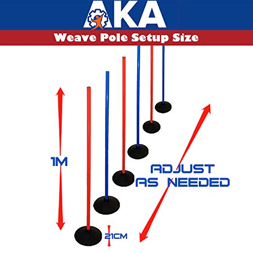AKA Agility Training Set | Weave Pole & Hurdle|