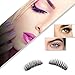 BONNIE CHOICE Triple 3 Magnetic False Eyelashes No Glue, 0.2mm Ultra Thin Magnet Lightweight & Easy to Wear Best 3D Full Eyes Reusable Eyelashes Extensions With Applicator (4 PCS/1 Pair + 1 Tweezers)