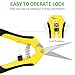 iPower GLPRNR6 6.5 Inch Pruning Shears Hand Pruner for Gardening Potting with Straight Stainless Steel Blades, Yellowthumb 4