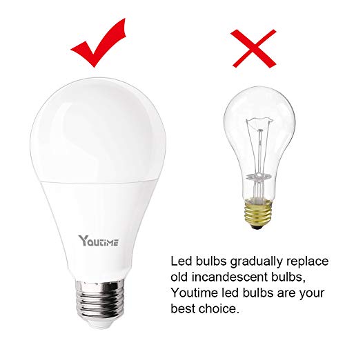Youtime Led Light Bulb 150 Watt Equivalent, Standard 20W A21 2200Lumens