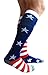 Compression Socks Women & Men 20-30mmhg by Wave (Stripey Stars, L/XL)