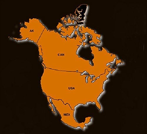 North America GPS Map 2019 for Garmin Devices