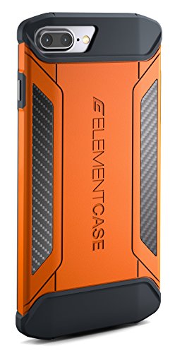 Element Case CFX Mil-Spec Drop Tested Case for Apple iPhone 7 Plus / iPhone 8 Plus - Orange (EMT-322-131EZ-22)