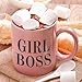 Girl Boss Pink Coffee Mug - Celebrate & Empower The Inspirational Women In your Life - The Perfect Novelty, Funny Christmas Or Birthday Gift Idea For Her - 11oz Ceramic - Comes In Cute Pink Gift Box