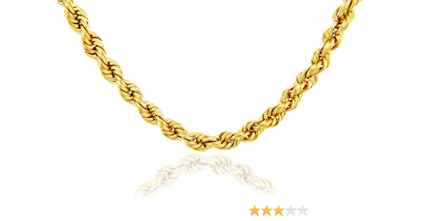 10K Yellow Gold Ultra Light Rope Chain 