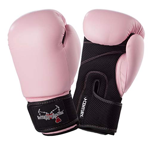 Century Pink Boxing Gloves for Women 12 oz Breathable with Mesh