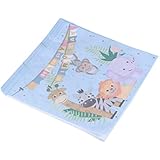 Christmas Party Paper Napkins Xmas Serviette Napkin 2 Ply Disposable Paper Napkins 33cm X 33cm Holiday Cocktail Napkins For New Year Dinner Party Supplies Decoration - Reindeer Printed White, 20pcs