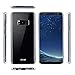 Olixar for Samsung S8 Full Body Case - 360 Degree Full Body Cover - Front + Back Protection - Clear Slim Design - Wireless Charging Compatible - FlexiCover - Clear