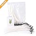 100 Pcs Candle Wicks, Eco Candle Wick by Nature Colored Cotton for Wicks Candle Making, 8 Inch Pre-Waxed Candle Wicks with Low Smoke Design, Versatile DIY Candles Wickes for Soy Beeswax Candles