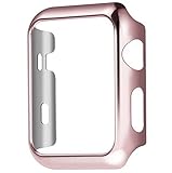 Apple Watch Series 2 Case - UniqueKay Ultra Slim & Light Weight Shiny Case for Apple iWatch S2 Series 2 42mm - Rose Gold