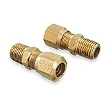 Eaton Weatherhead 1468X4X4 Air Brake Tubing Male Connector, 1/4