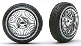 Pegasus Hobbies Chrome Dz's w/Whitewalls PGH1109