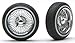 Pegasus Hobbies Chrome Dz's w/Whitewalls PGH1109