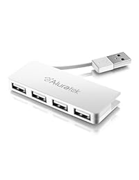 Aluratek 4 Puerto Hi Speed ??USB 2.0 Hub (auh1204 F)