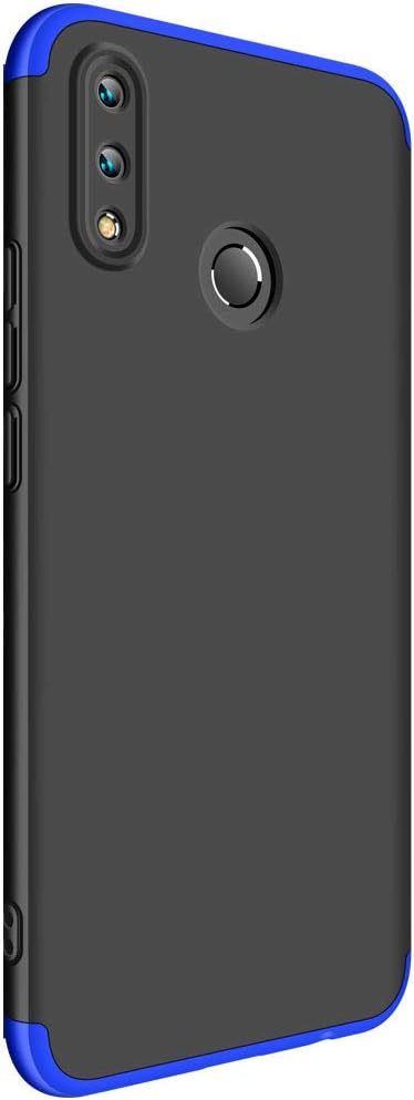 for Huawei Nova 3i P Smart+ Case, 360 Degree Full Protection + Ultra Thin Protective Hard PC Shockproof Back Full Cover Case for Huawei Nova3i / P Smart Plus (Blue & Black)