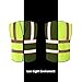 Tekware Safety Vest with High Reflective Strips, Pack of 10 Bright Neon Color Construction Protector with Zipper, Size XXL