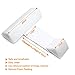 White Newborns Baby Side Sleep Pillow - Maveek Scientific Orthopedic Design Anti-Polarity Head Pillow, Toddlers Safer Sleep Nursing Pillow