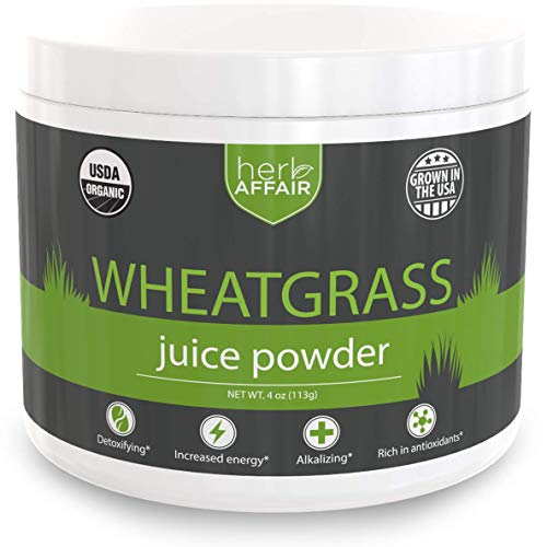 Wheat Grass Juice Powder, Organic | Mild, Sweet Flavor and Easy to Mix - US Grown, Non-GMO, High Chlorophyll Superfood - Make The Perfect Wheatgrass Shot Everytime - 45 Servings