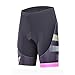 Beroy Women's Bike Shorts with 3D Padded Pocket, UPF 50+(S Pink)