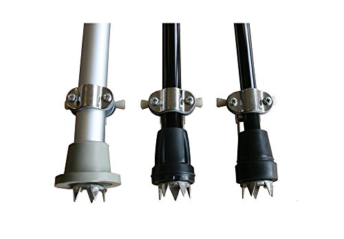 image for BodyHealt Strong steel five-prong gripTwo Position Cane Ice Tip Attach