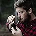 Torch Cigar Lighter Quad Flame Jet Lighter Butane Refillable Windproof with Cigar Punch Cutter Grey (No Butane prefilled)