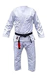 Your Jiu Jitsu Gear Brazilian Jiu Jitsu Uniform A1 White with FREE BJJ White Belt