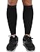 ChinFun Calf Compression Sleeve 20-30mmHg Leg Support Graduated Pressure Socks Running Guards - Shin Splints Circulation Recovery Varicose Veins Pain Relief Sports Gear Men Women Black M