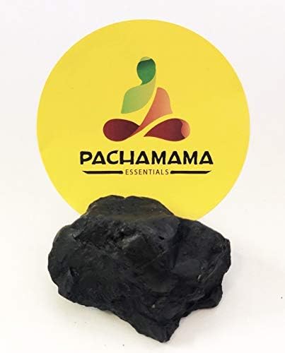 Pachamama Essentials Shungite Rough Crystal 100 to 250 Grams 1 Extra Large Piece, Water Stone EMF Protection from Karelia Russia