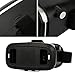 CUDEVS 3D VR Glasses, VR Goggle Headset Virtual Reality with Adjustable Lens for iPhone 6 6s plus Samsung S5 S6 Edge Note 4 5 6 and 3.5-6.0 inch Smartphone for 3D Movies and Games (VR Shinecon Plus)