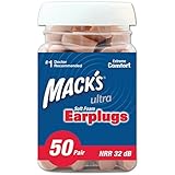 Mack's Ear Care Ultra Soft Foam Earplugs, 50 Pair
