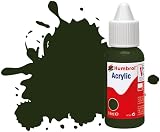 Humbrol Model Paint DB0163 No 163 Dark Green Satin 14ml Acrylic
