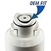 EcoBlueLife Refrigerator Water Filter Replacement - Certified for Chlorine Reduction & Lead-Free, Easy Install Fridge Water Filter, Compatible with DA29-00020B and More