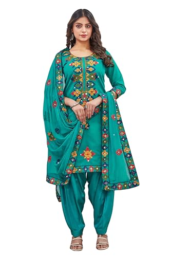 Shreyanvi Indian Pakistani Designer Ready to Wear Ethnic Punjabi Salwar Kameez Dupatta Patiala Suit Set for Women