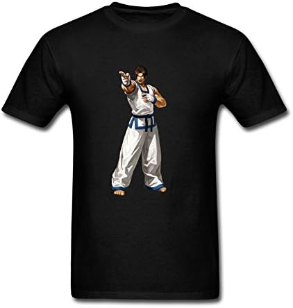 FUSHUONT88M Men's King Of Fighters KOF Kim Kaphwan T-shirt Size XXL Black