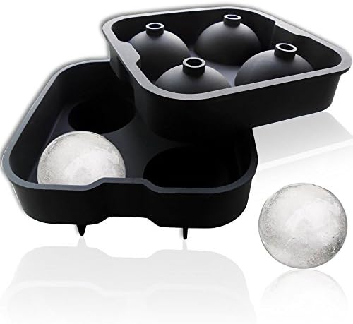Sheepiic Commercial Ice Maker Maximum Production 110 lbs Ice Maker Machine Stainless Steel Ice Cube Maker Machine Perfect for Restaurants Bars Bubble Tea Store (110LBs/50KG) (Ice ball mold)