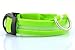 Liroyal Nylon LED Dog Night Safety Collar Flashing Light up W/circular Pendant Collar Green
