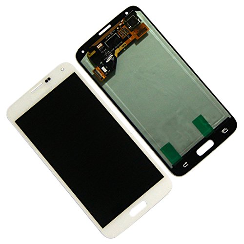 For Samsung Galaxy S5 i9600 G900F G900H G900M G9001 G900R LCD Screen Touch Digitizer (White)