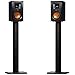 ECHOGEAR Bookshelf Speaker Stand Pair - Heavy Duty MDF Energy-Absorbing Design - Works with Klipsch, Polk, JBL & Other Bookshelf Speakers - Includes Cable Management Channel & Carpet Spikes primary