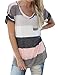 Generic Women's Casual Loose Pocket Short Sleeve Tops T Shirts Blouse