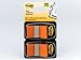 Post-it Flags, 50/Dispenser, 2 Dispensers/Pack, 1 in Wide, Orange (680-OE2)