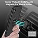ICONFLANG for iPhone Xs Max Case, Ultra-Slim iPhone Xs Max Case with Ring Holder Stand Compatible Magnetic Car Mount Cover Case for Apple iPhone Xs Max (2018) 6.5 inch - Black