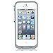 iPhone 5 Waterproof Case, iPhone 5S Waterproof Case, Zoumba Waterproof Shockproof Full Body Skin Case Cover Pouch for iPhone 5 Multi Purpose Protective Skin for water, shock, snow, dirt - White
