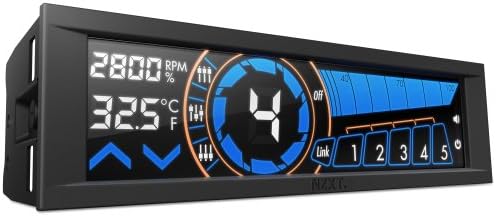 NZXT Technologies Sentry 3 5.4-inch Touch Screen Fan Cooling Controller (Steel)