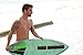 Rogue Iron Premium Skimboard Traction Pad w/Arch Bar (Black and Green)