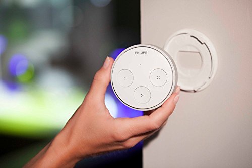 Philips Hue Tap, Smart Light Switch without Batteries (Installation-Free, Smart Home, Exclusively for Philips Hue Smart Bulbs) (Certified Refurbished)