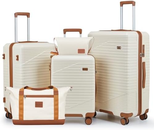 Amazon.com | CASELLY Luggage Set 3 Piece Luggage with PC+ABS