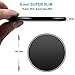 Wireless Charger, E&jing QI Wireless Charging Pad [Ultra Thin] [Sleep-friendly]for Apple iPhone 8/8 Plus, iPhone X / 10, Samsung Note 8, S8/S8 Plus/S7/S7 Edge/S6, Nexus 7/6, LG Optimus Vu2