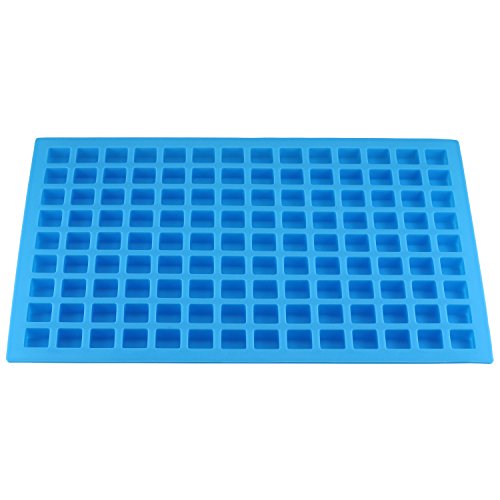 Mujiang 126-Cavity Ice Cube Tray, Silicone Molds for Making Homemade Chocolate Candy Gummy Jelly
