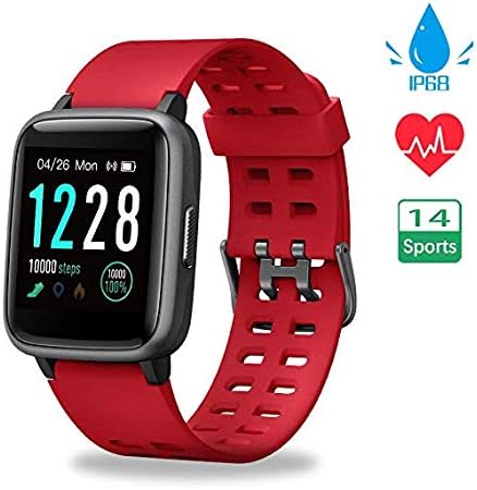 Funker S7 Morado Smartwatch, Reloj Impermeable IP68 Pulsera ...