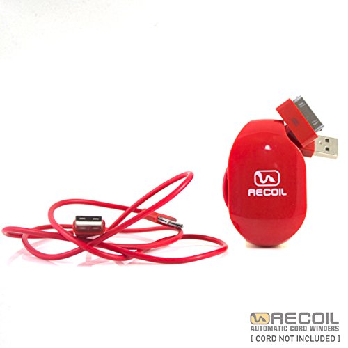 Recoil AUTOMATIC Cord Winder for Headphones, USB Cables and Phone